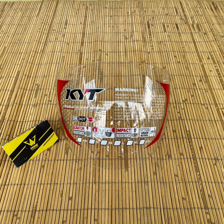 Visor KYT DJ Maru, KYT Galaxy, INK Centro / Kaca Helm DJ Maru Clear