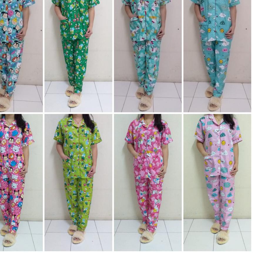 [ BKK ] PIYAMA KARAKTER CP/TSUM2/MATAHARI AWAN/KEROPPI M/HK LOVE CANDIES/PIYAMA BAGUS/MURAH/PIYAMA I