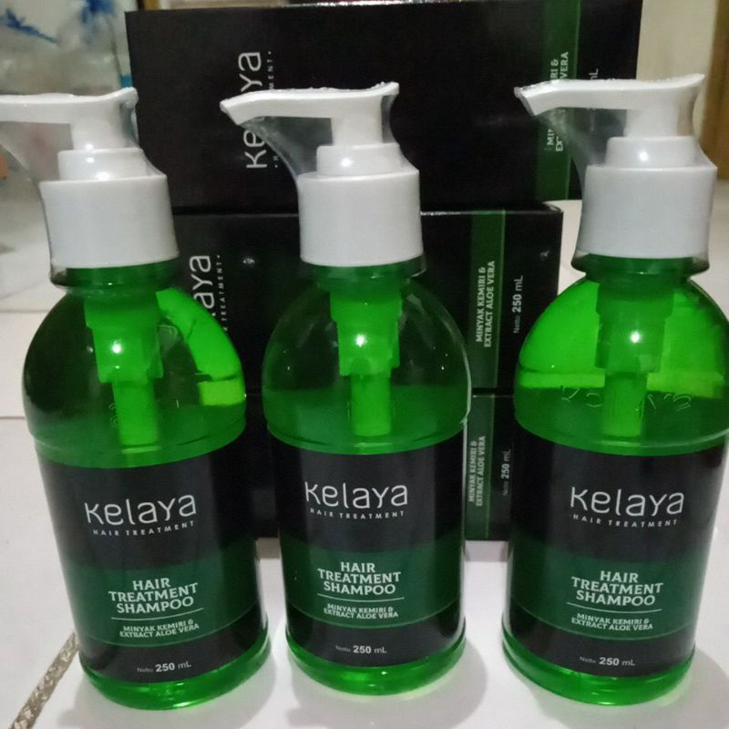 KELAYA SHAMPOO HAIR TREATMENT/PROMO BELI 2/SHAMPO ANTI RONTOK SHAMPOO RAMBUT RONTOK-Bayar 2 dapat 3