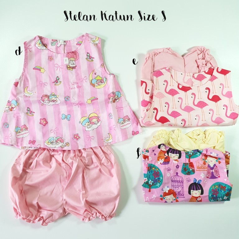 Stelan Anak Katun Size S