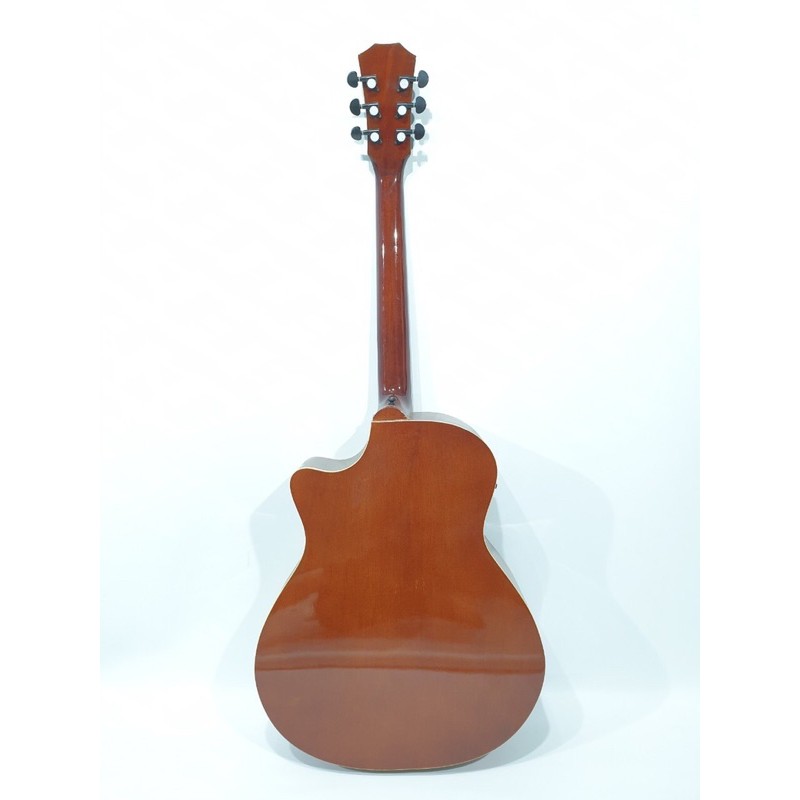 Gitar Akustik Elektrik Taylor Natural Sunburst Jumbo Senar String Equalizer Eq-7545 Trusrod Listrik