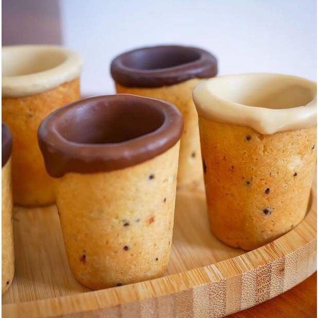 

Cookie Shot Glass, Kue gelas bisa dimakan