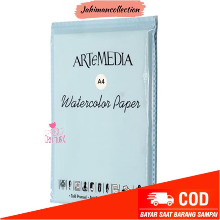

✨ BISA COD ✨ Artemedia Watercolor Paper A4 Kertas Gambar Cat Air