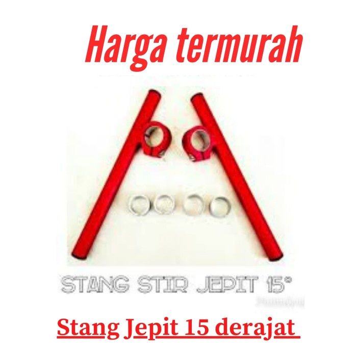 COD MERAH Stang Jepit Drag 10 Derajat Byson - R15 Vixion Scorpio Ninja 150