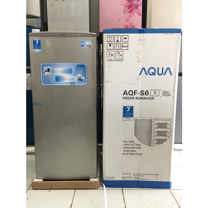 Freezer Aqua Sanyo 6 Rak S6 Low Watt Garansi Resmi 7th