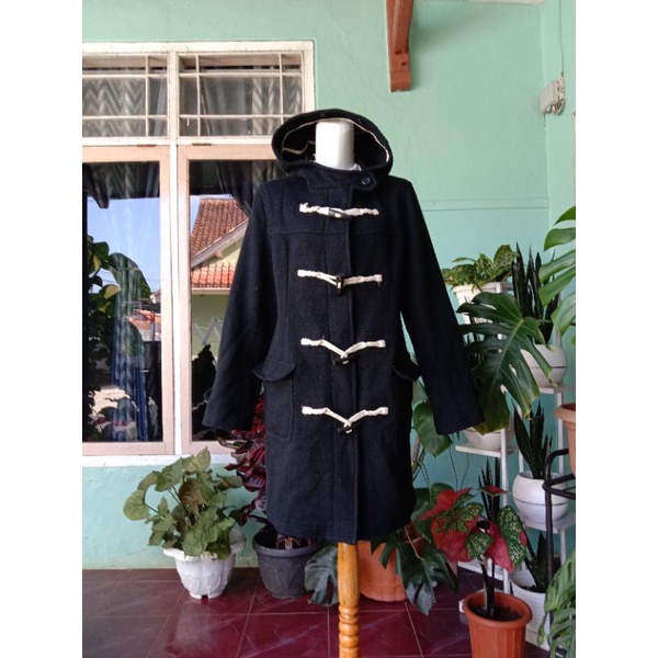 Coat Wol Kimtan hitam