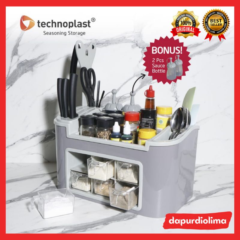 Technoplast Seasoning Storage Tempat Bumbu Dapur