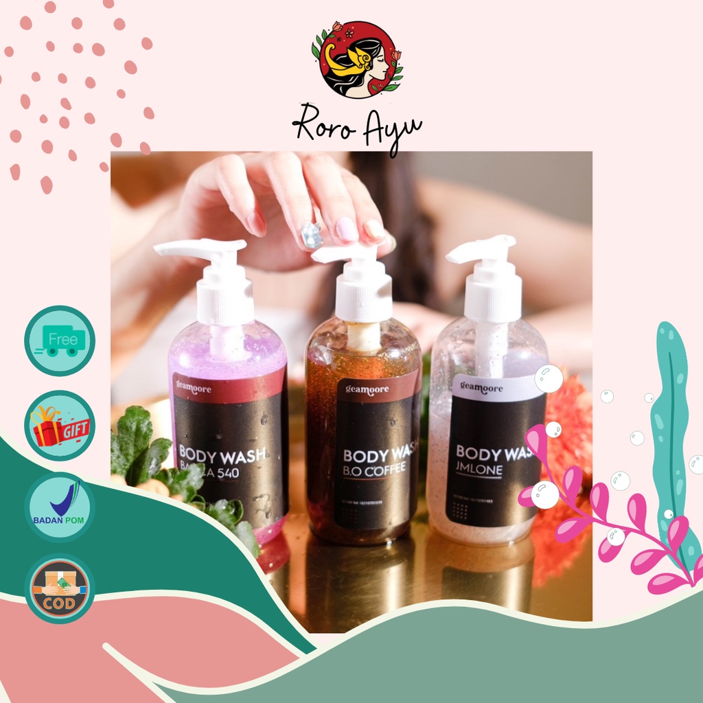 Body Wash  Geamoore 100 ml Sabun Badan 250 ml geamoore body wash