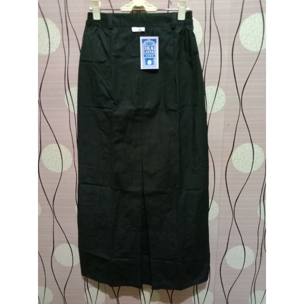 ROK HITAM SPAN SMA/ROK HITAM ALIYAH/ROK HITAM SVAN LIPIT 1 DEPAN