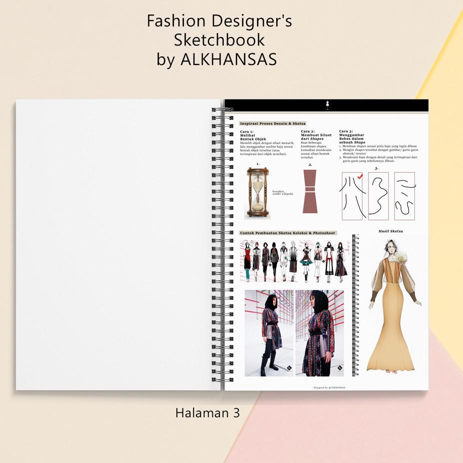 

Harga Bersahabat.. Alkhansas - Buku Gambar Fashion Designer (Fashion Designer's Sketchbook) Volume 8