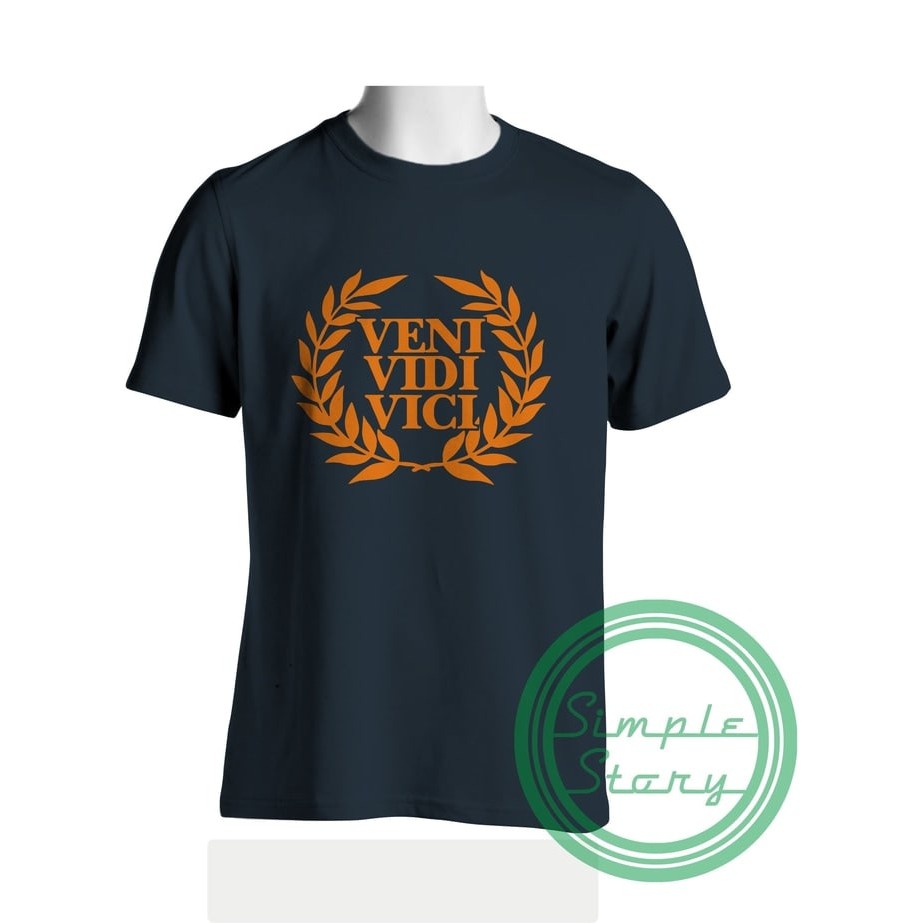 KAos Tshirt BAju Combed 30S Distro Veni Vidi Vici