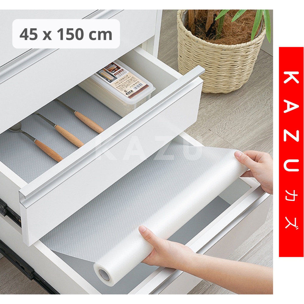 KAZU KHL252 Alas Laci Lemari Meja Kulkas Transparan Non Slip Tahan Air Waterproof Mat