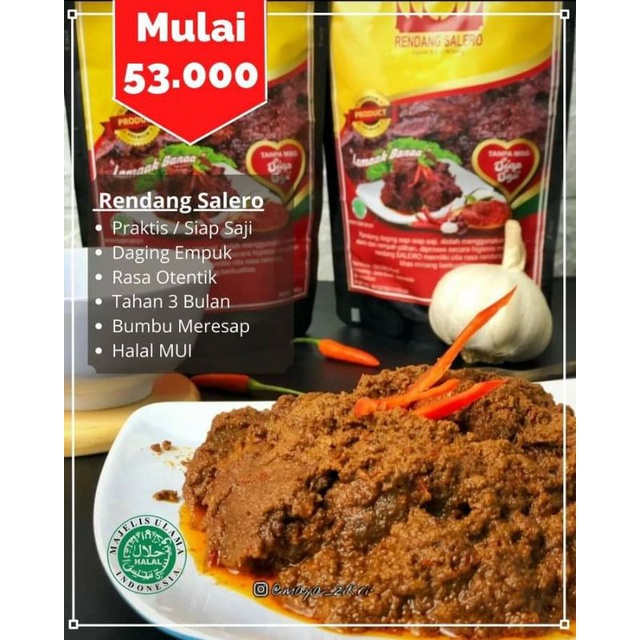 

Rendang Salero Original 180 Gram