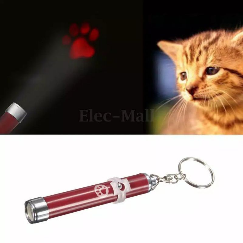 Pointer laser kucing led bentuk telapak kaki