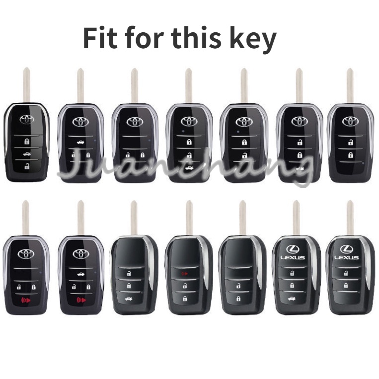 Casing Kunci Mobil Model flip Bahan TPU Untuk toyota Isuzu Fortuner Hilux RAV4 Camry Hiac Corolla