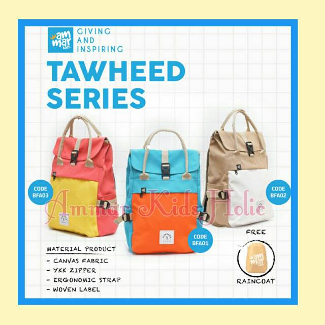 Tas Backpack Ammar kids/ Tas Sekolah Anak Cewek