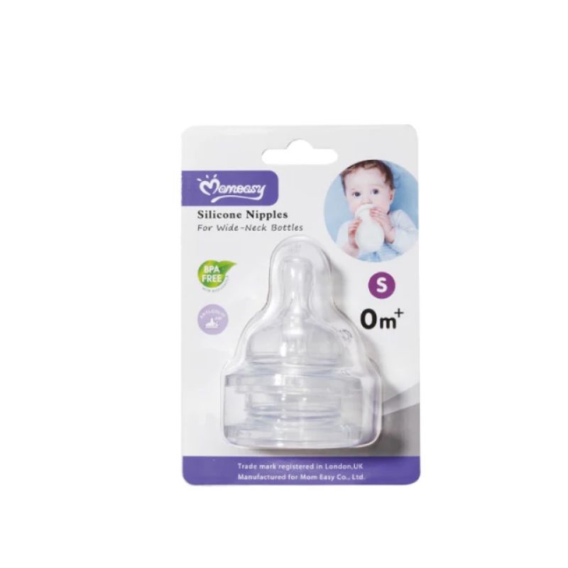 2pcs Momeasy nipple classic for wideneck bottle. dot bayi bagus murah