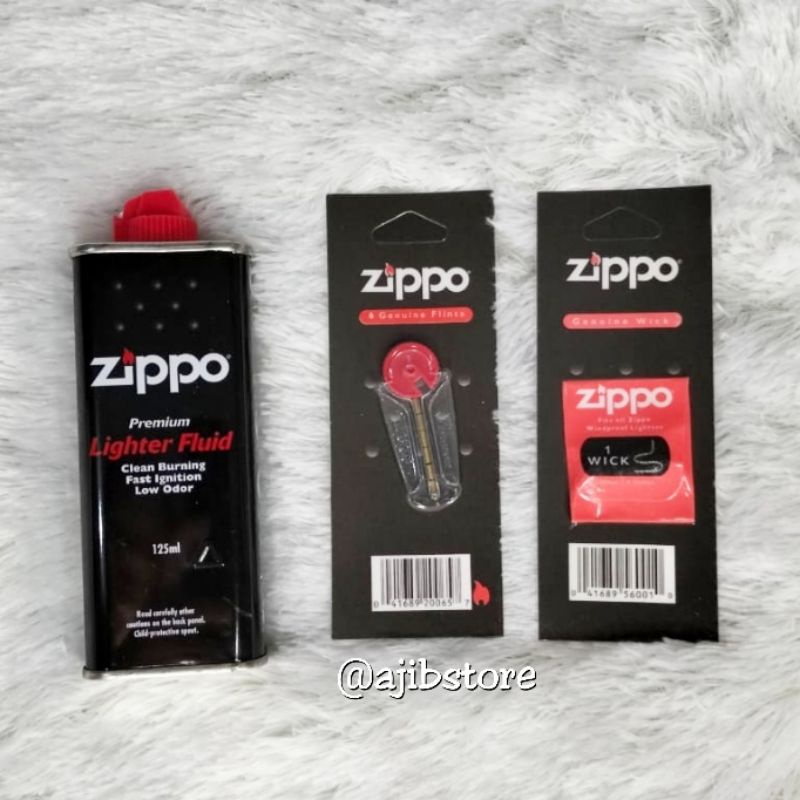 MINYAK ZIPPO+ BATU + SUMBU KOREK