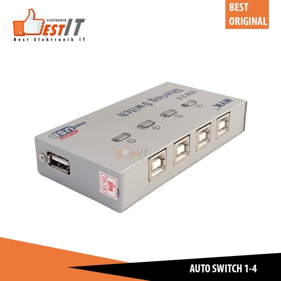 USB Auto Switch Printer 4 Port