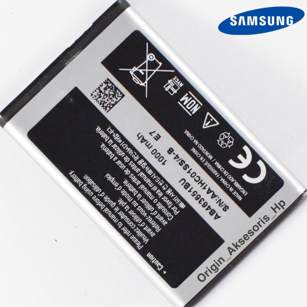 Baterai Samsung Galaxy Corby Plus B3410 Lakota C3322 Original SEIN 100% Batre Battery dc 88