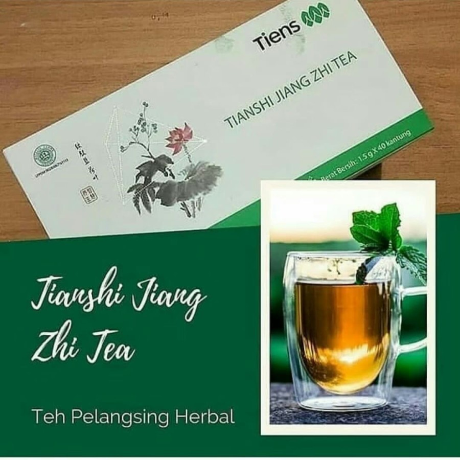 SLIMING TEA (PELANGSING) TIENS PROMO Jiang Zhi Tea |Teh Hijau Tianshi Herbal