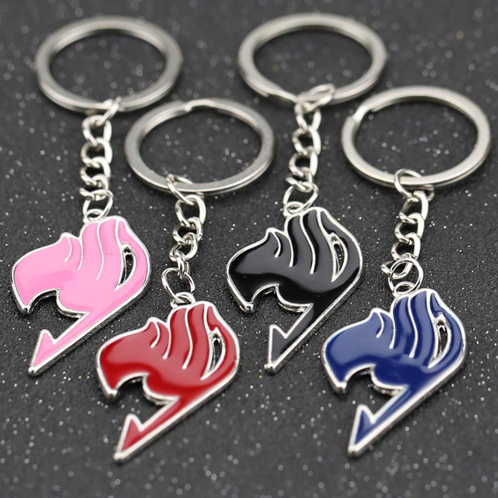 [Elegan] Gantungan Kunci Ekor Peri Unisex Warna-Warni Aksesori Cosplay Tas Sekolah Liontin Enamel Keyring