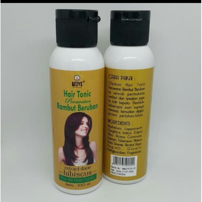 NOVE HAIR TONIC PERAWATAN RAMBUT UBAN 100ml /NOVE ANTI UBAN