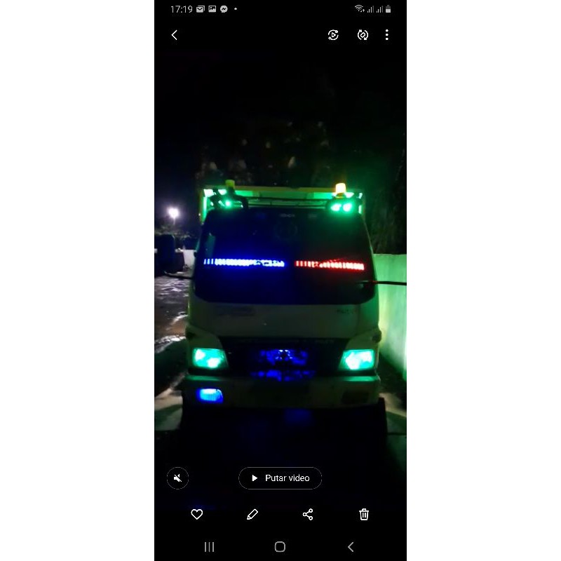 LAMPU STROBO KACA MOBIL