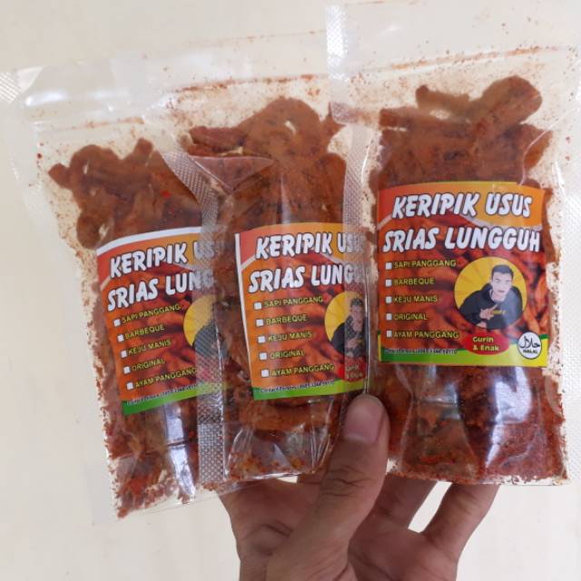 

Kripik usus Srias Lungguh