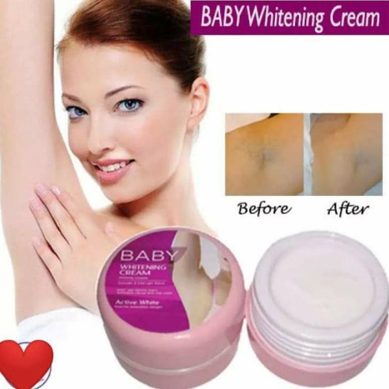 Pemutih Ketiak BABY WHITENING Cream Pemutih Shinkurim Ori - Ketiak Putih Bersih dalam Seminggu Ampuh