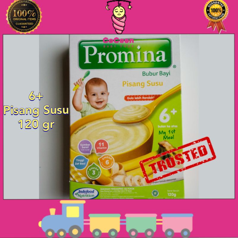 Bubur Bayi Promina Pisang Susu 6 Bulan Ke atas 120 gr