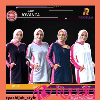 Jual ROCELLA KAOS  JOVANCA KAOS  OLAH  RAGA  MUSLIMAH 