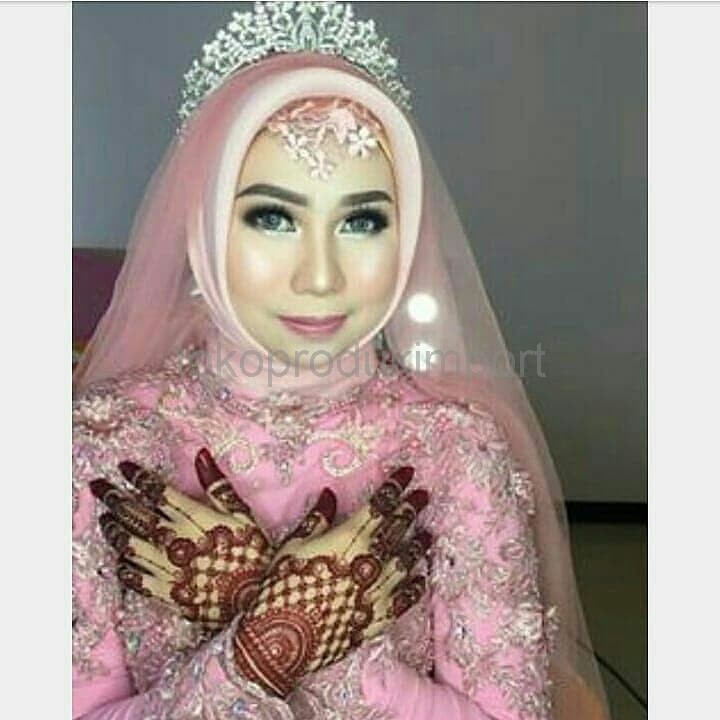 HOT PROMO BANDANA RAJUT RENDA BUNGA / RAJUT INDIA / CIPUT PENGANTIN / RAJUT MURAH