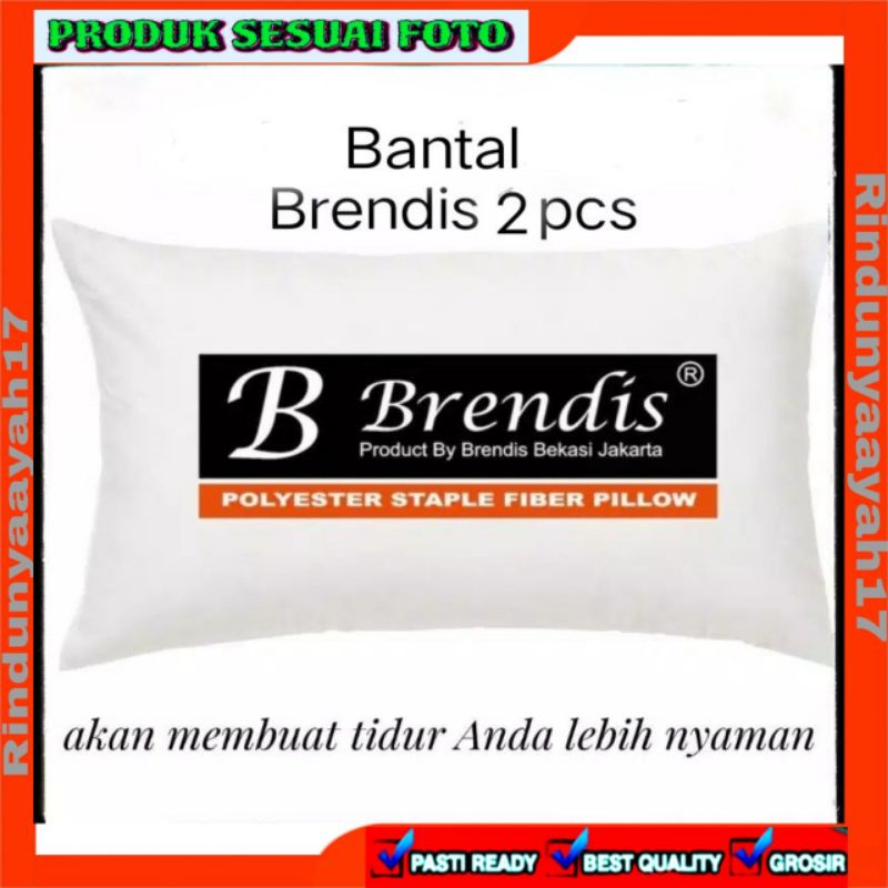 BANTAL/GULING BRENDIS ISI 2 PCS