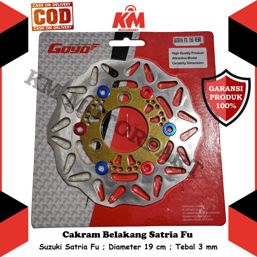 Cakram Belakang Satria Fu Piringan Rem Disc Brake Satria Fu Variasi