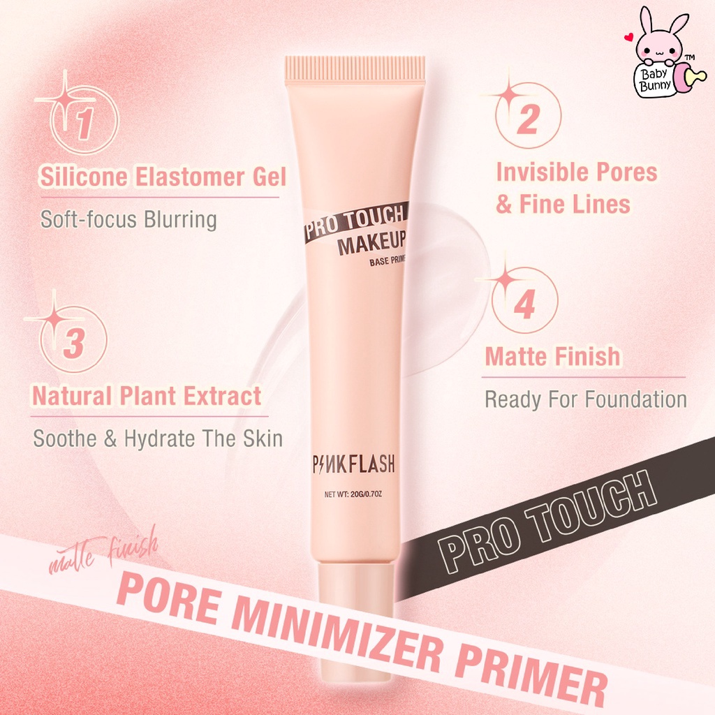 ❤ BELIA ❤ PINKFLASH Pro Touch Make Up Base Primer | Make Up Base | Primer BPOM PF-F12