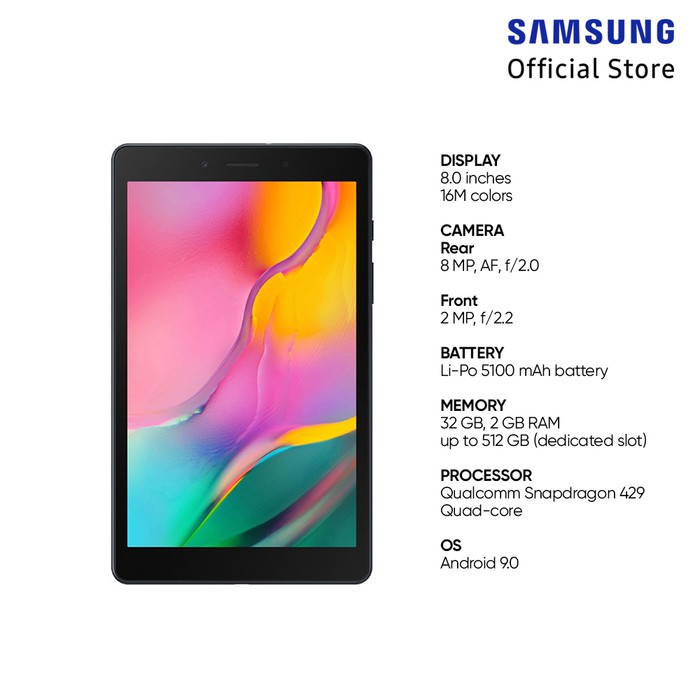 Jual Samsung Galaxy Tab A 8 0 2019 T295 Tablet 32gb 2gb Online Desember 2020 Blibli