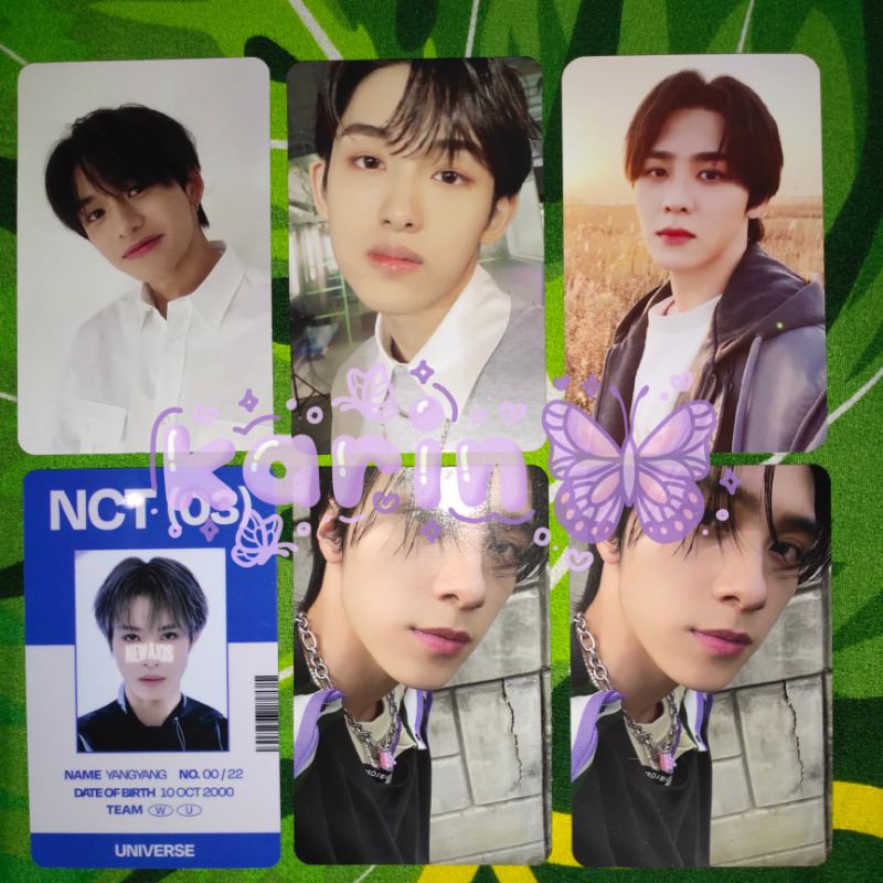 PC lucas jumatan winwin daytime smcu kun mumo universe yangyang id card universe winwin jewel univer