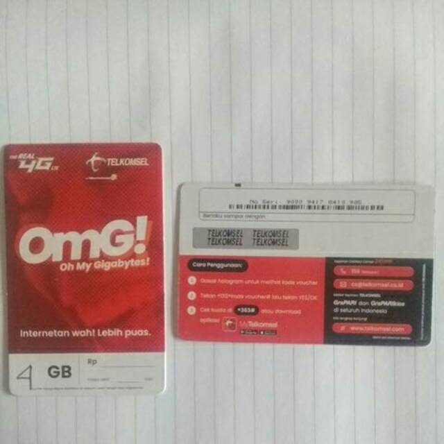 Voucher Telkomsel 4GB (Nasional)