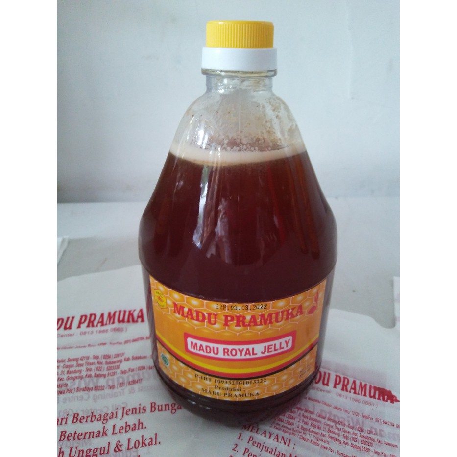 

madu pramuka royal jelly 2liter