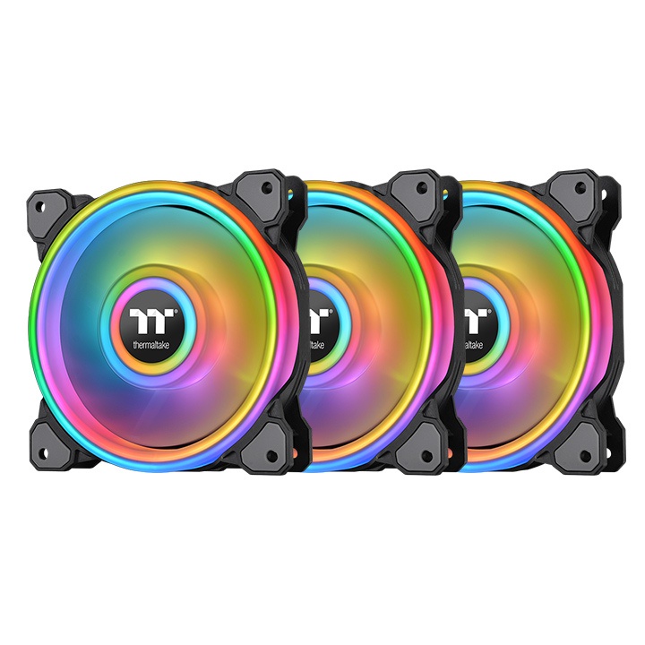 Thermaltake Riing Quad 14 RGB Radiator Fan TT Premium Edition -3 Pack