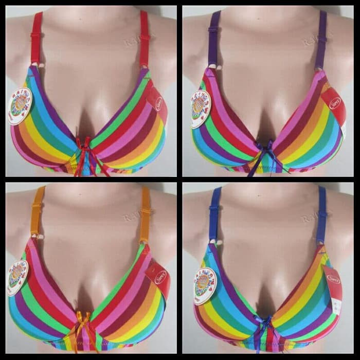 Sorex 11152 | Bra / Bh  Motif Pelangi Cantik Murah + Gratis Ongkir