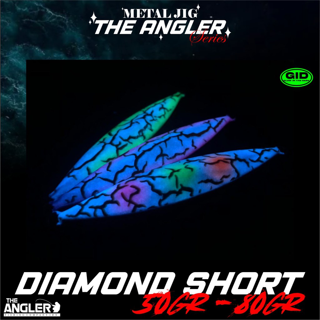 Metal Jig Diamond Short 50 gram The Angler Series