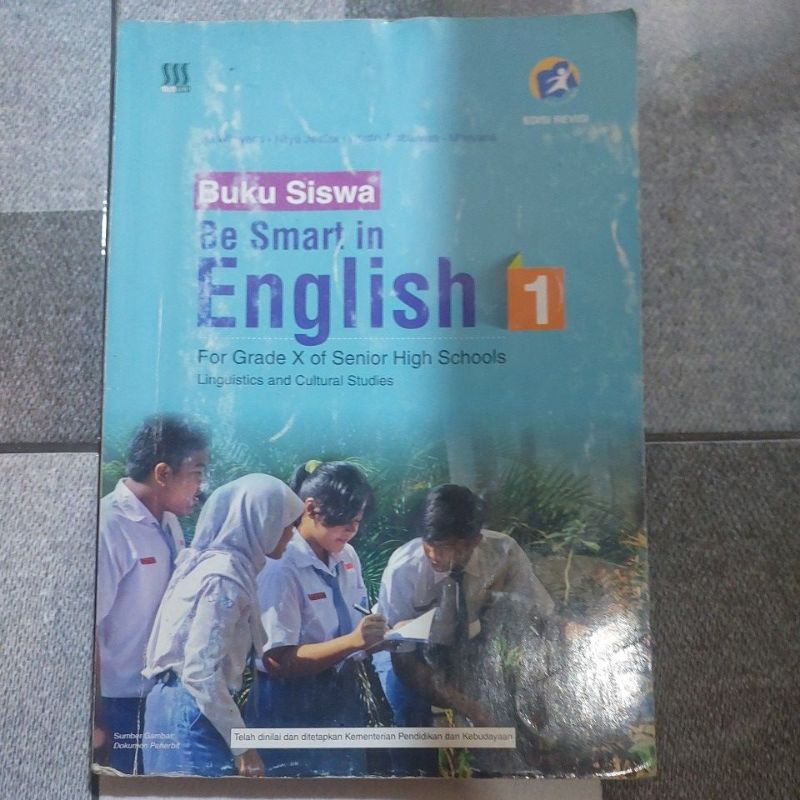 PRELOVED BUKU SISWA BE SMART IN ENGLISH KELAS 10