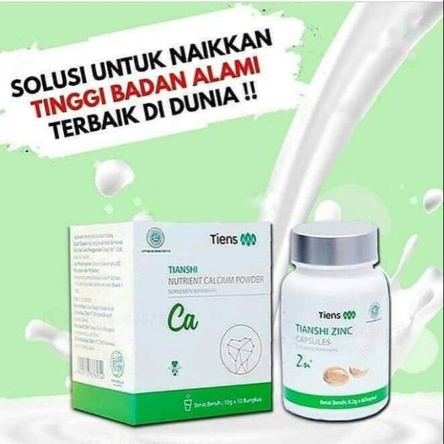 PENINGGI BADAN TIENS (NHCP + ZINC)