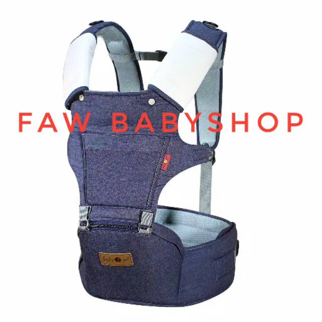 Baby Scots Baby Carrier 2 Go Hipseat Denim Gendongan Bayi B2G5103