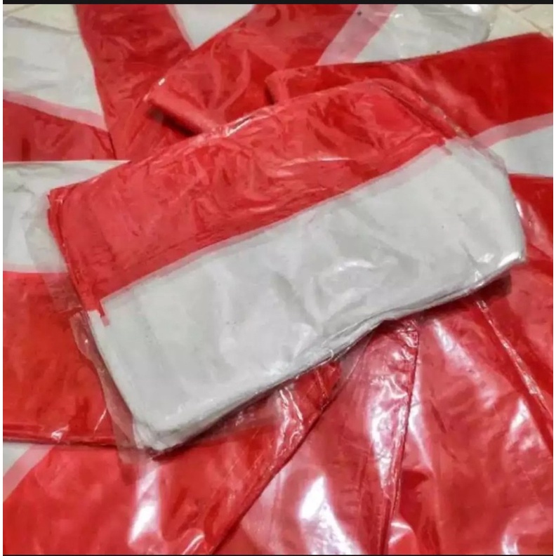 Bendera merah putih plastik isi 100 pcs DEKORASI HUT RI 17 AGUSTUS BENDERA UMBUL UMBUL