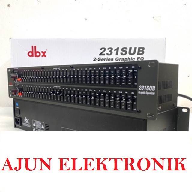 EQUALIZER DBX 231+SUBWOOFER/EQUALISER DBX 231 SUBWOOFER