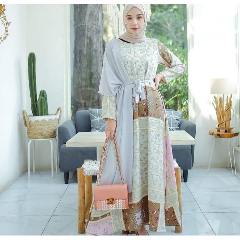 Kain Maxmara Kingdom Bahan Gamis branded (harga per 0,5m)