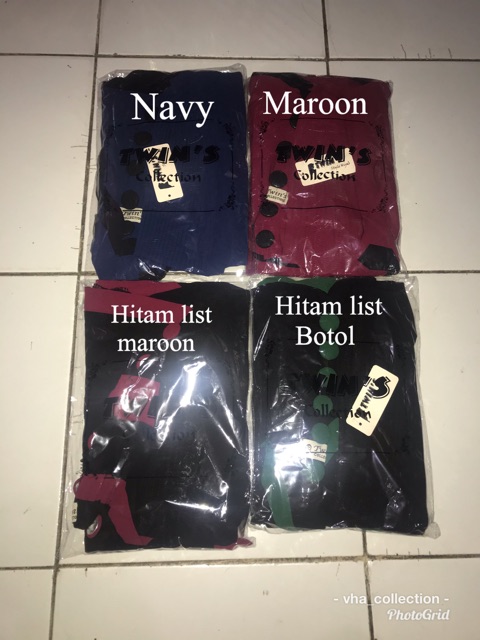 TWINS | Khimar KANCING 2LIST ceruty babydoll